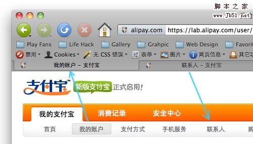 alipay web page title